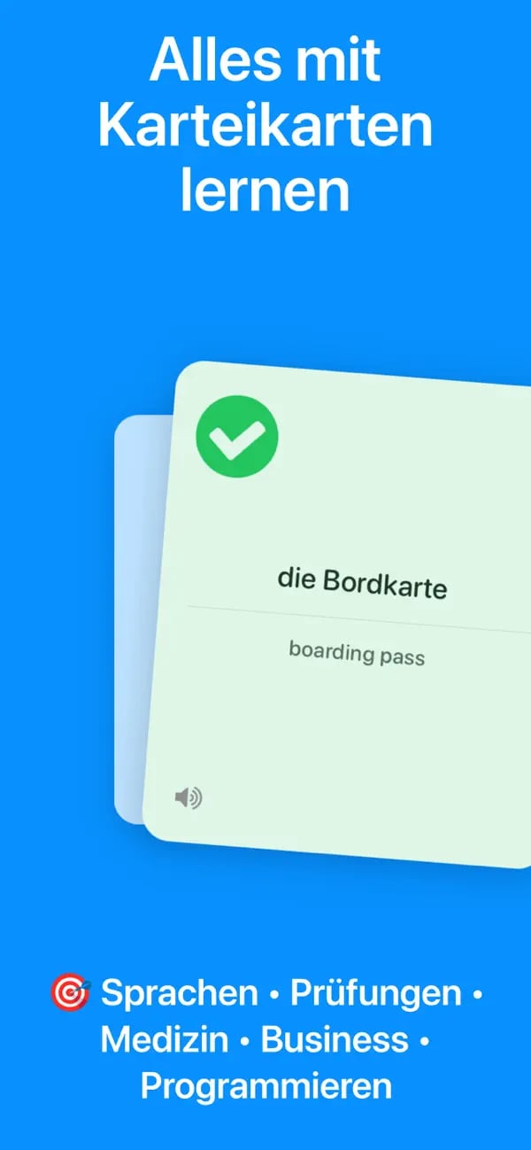 Memko-Lernkarte für die Übersetzung morgen früh ins Spanische